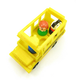 School Bus Fisher-Price Little People Vintage Yellow Play Family Bus