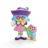 Plum Puddin at School with Elderberry Owl miniature figurine