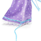 Plush wrap dress with frayed loose trim