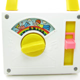 Vintage Fisher-Price Over the Rainbow wind-up radio toy