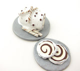 Polymer Clay Swiss Roll with Slices