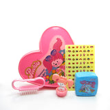 Poochie Glamour Nails manicure set with ink stamp, trinket box, nail decals