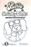 Poochie Shrinky Dinks instruction booklet