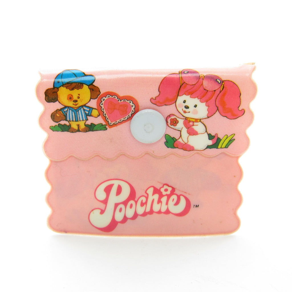 Poochie Small Change Coin Purse Vintage Plastic Pouch