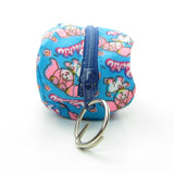 Poochie keychain coin purse with zipper