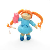 Cabbage Patch Kids girl with red hair and blue dress poseable doll