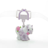 My Little Pony Powder Puff fan club charm and ribbon necklace