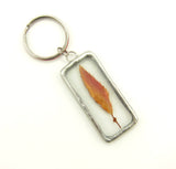 Fall leaf keychain 