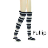 Striped knee high socks for Pullip dolls