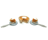 Dollhouse miniature pumpkin pie