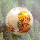 Apple Dumplin and Pupcake on Baby's First Christmas ornament