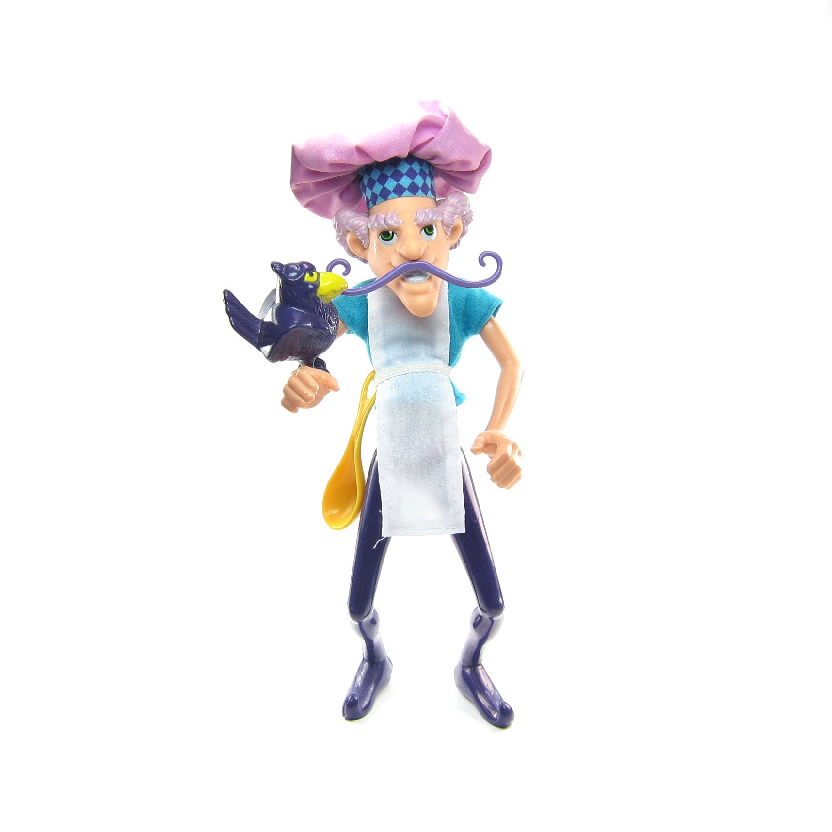 Purple Pie Man doll with spoon and Berry Bird pet