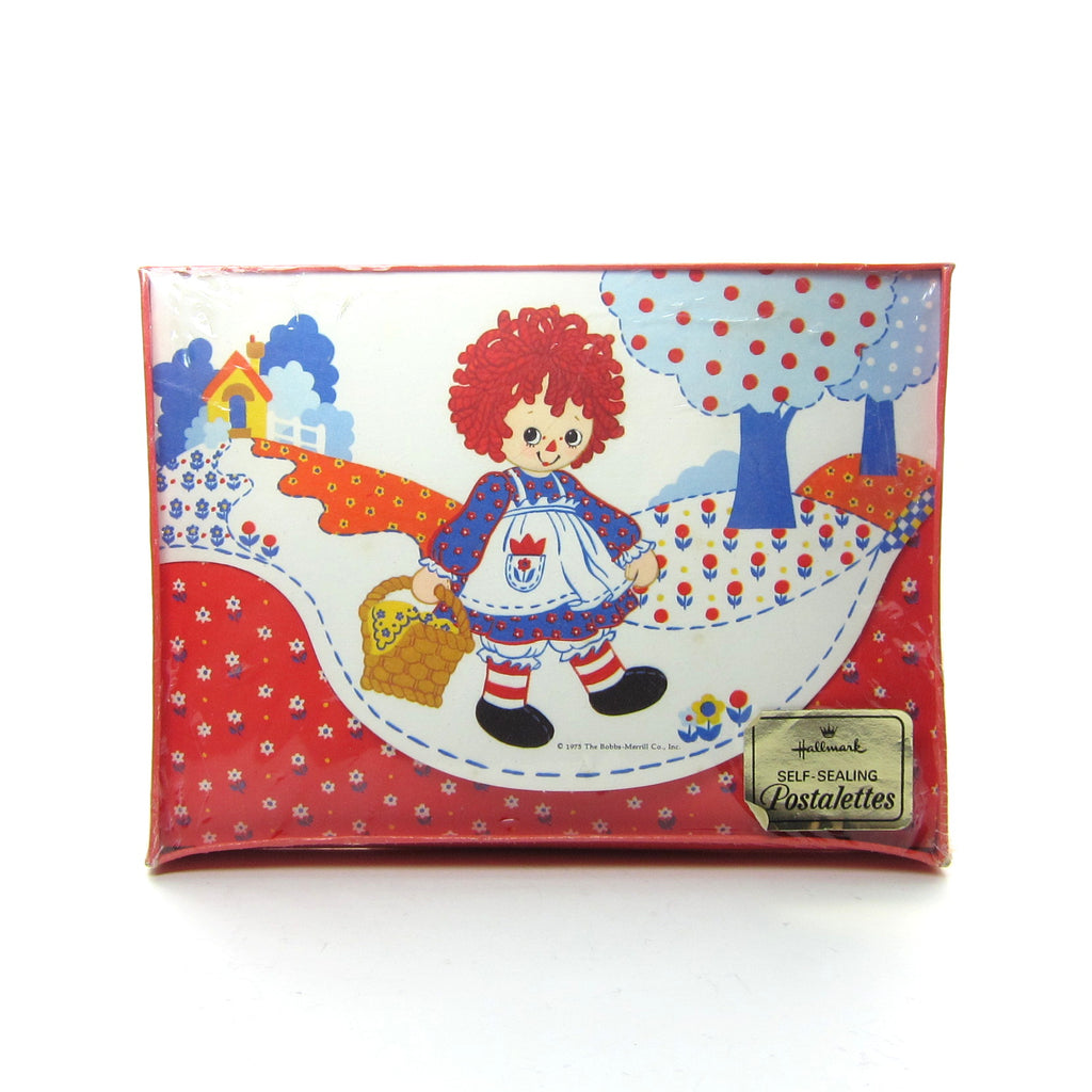 Raggedy Ann Postalettes Vintage Hallmark Box of Stationery Cards