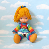 Rainbow Brite plush 18" vintage doll