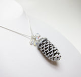 Pine cone necklace made with real pinecone