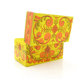 Vintage retro Avon metal recipe box