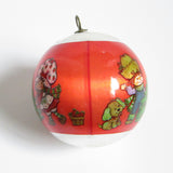 Red silk ball Strawberry Shortcake Christmas ornament