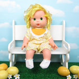 White replacement booties for Lemon Meringue baby blow kiss doll