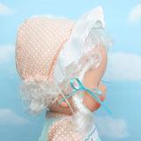 Replacement hair ribbons for Apricot Baby Blow Kiss doll