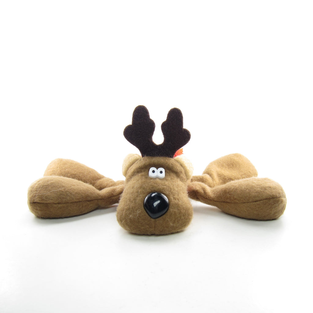 Rodney Reindeer Vintage Hallmark Plush Bean Bag Christmas Toy
