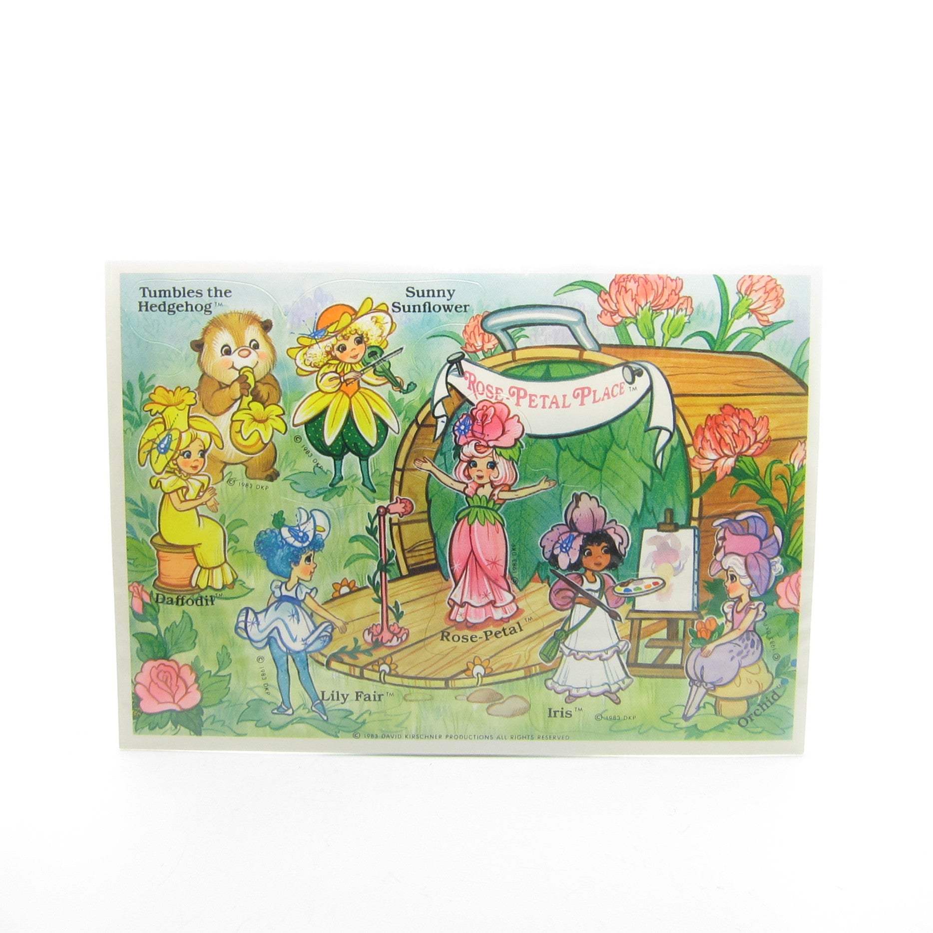 Rose Petal Place send-a-sticker postcard