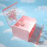 My Melody notepaper dispenser desk box with drawer
