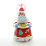 Sweet Tooth Treats Santa cookie jar ornament with miniature cookies