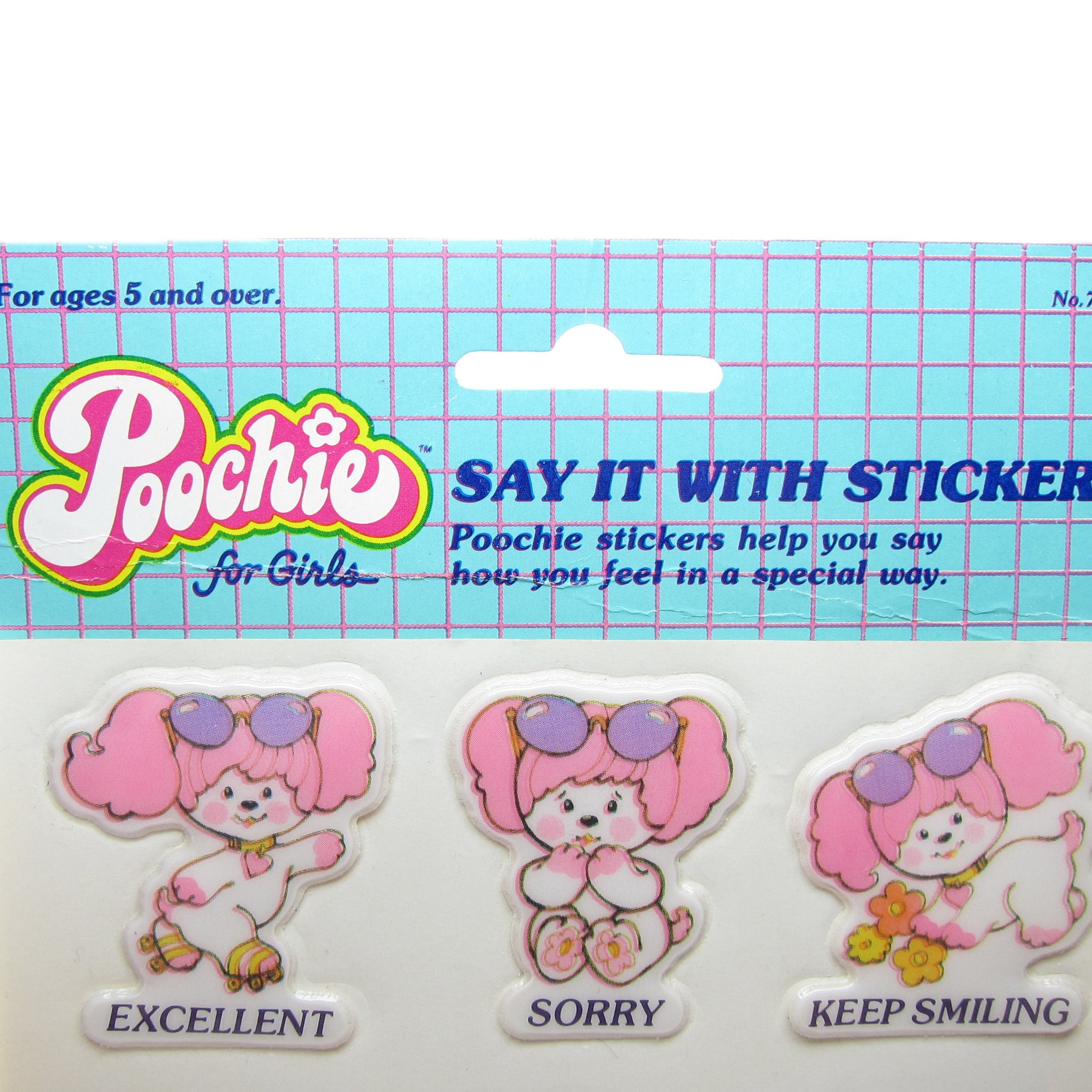 Poochie Puffy Stickers - Vintage 1983 Say It With Stickers | Brown Eyed ...