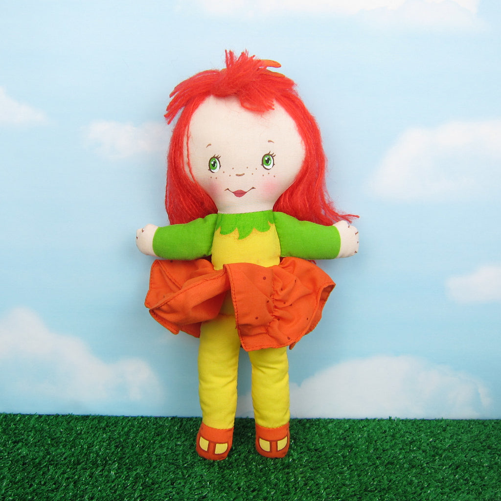 Scamper Lily Rag Doll Vintage 1986 Avon Little Blossom Cloth Toy