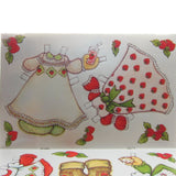 Strawberry Shortcake paper doll clothes