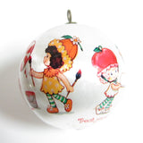 Orange Blossom and Cherry Cuddler on Christmas ornament