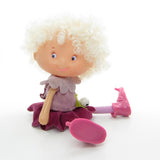 Snowdrop Herself the Elf doll with purple dress and shoes