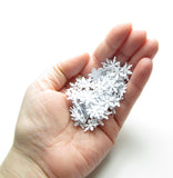 Set of 100 Pieces Small Snowflake Confetti