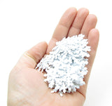 Set of 100 Pieces Large Snowflake Confetti