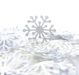 Snowflake Paper Die Cuts Confetti for Scrapbooking Embellishments and Winter Weddings