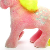 Yellowed flocking on So Soft Shady Pony