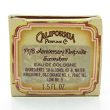 Avon California Perfume Company 1978 Anniversary Keepsake Somewhere cologne