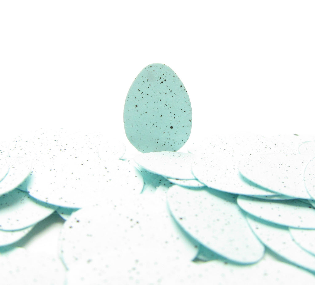 Robin's Egg Paper Die Cut Shapes or Confetti
