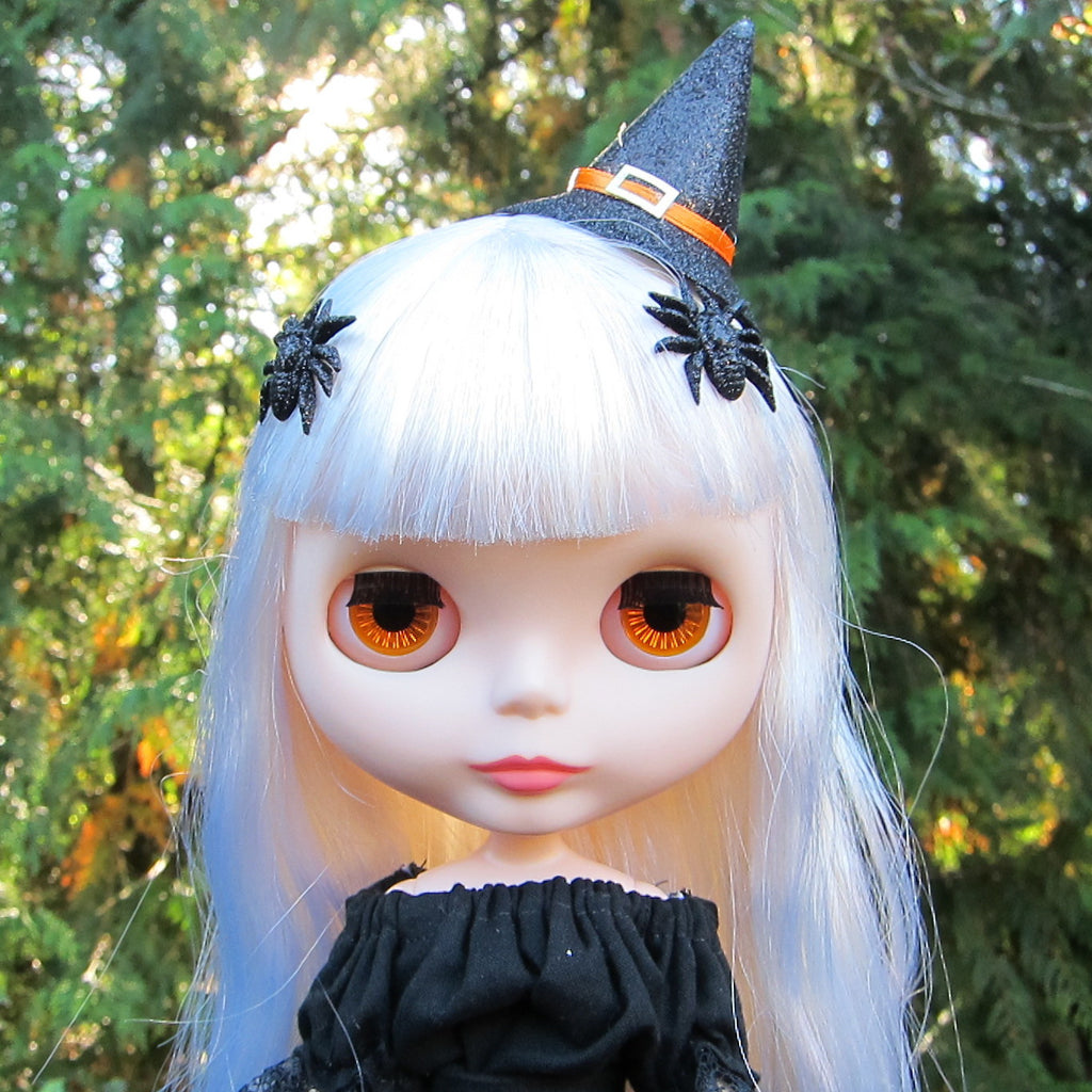 Spider Barrettes for Blythe & Pullip Dolls Halloween
