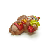 Vintage Hallmark squirrel with oak leaves and acorn pin