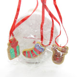 Present, stocking, and reindeer miniature cookie ornaments