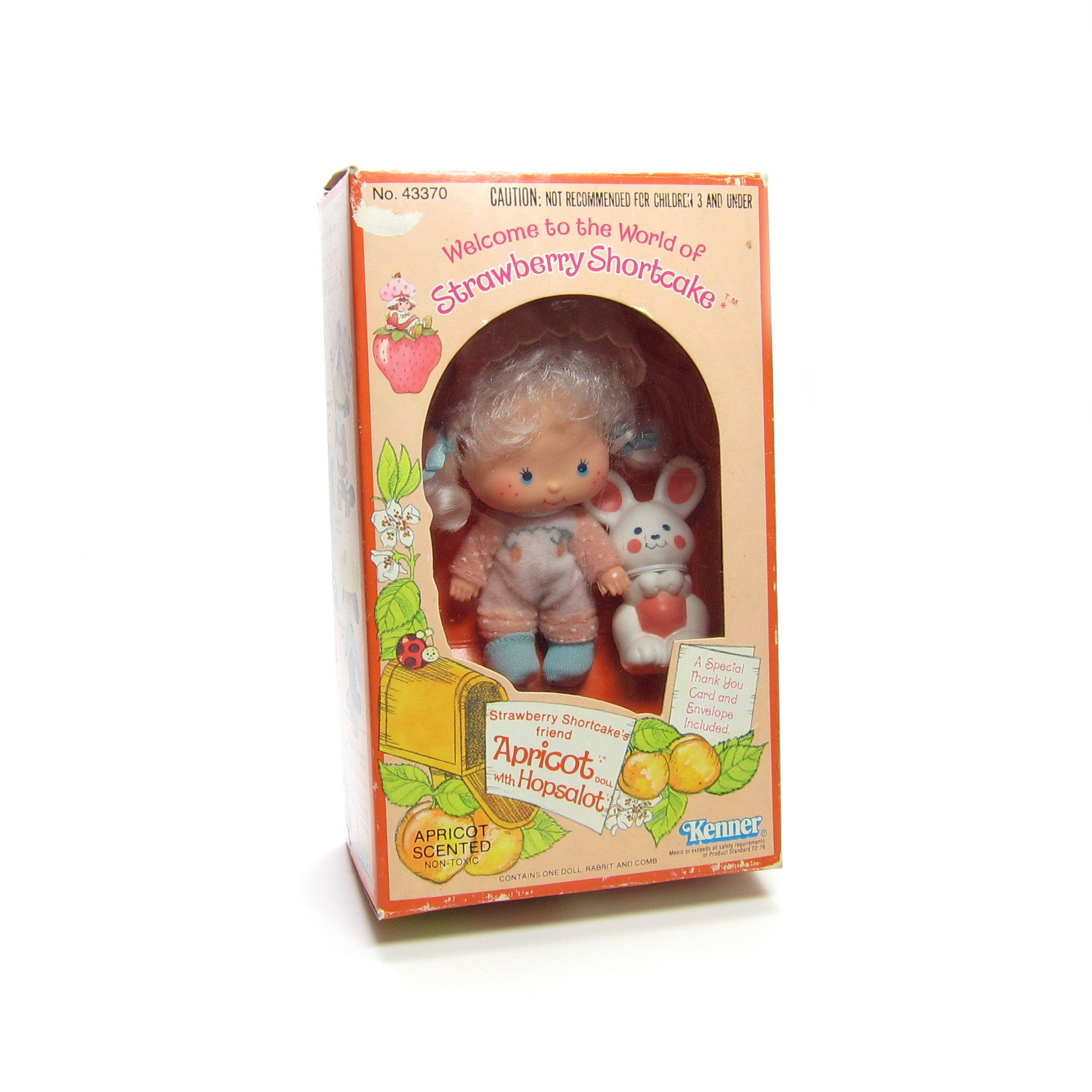 Mint in Box Apricot doll with Hopsalot pet
