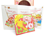 Thank you cards & pamphlets with Strawberry Shortcake dolls