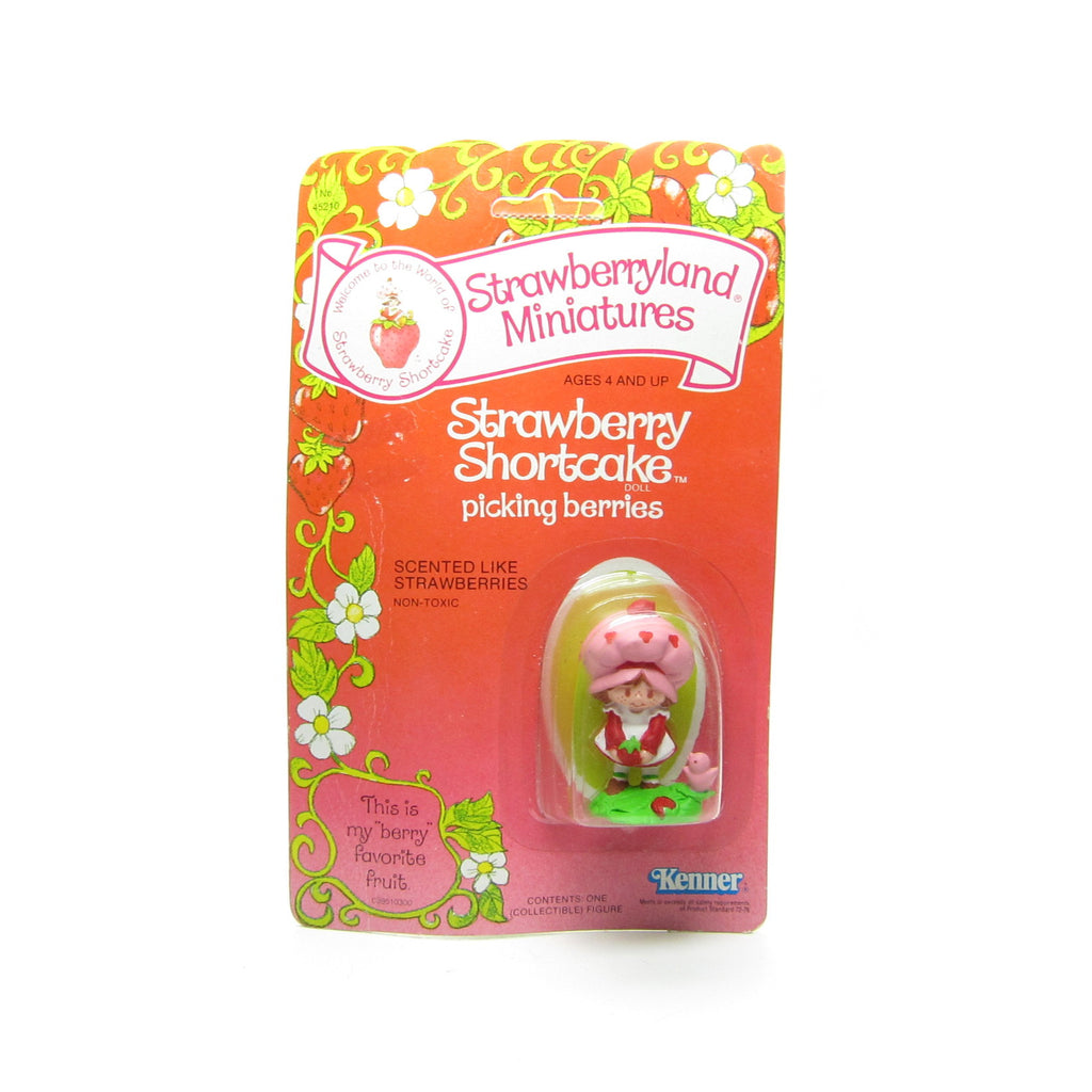 Strawberry Shortcake Picking Berries MOC Factory Sealed Miniature Figurine