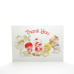 Thank You Postcard with Strawberry Shortcake & Friends