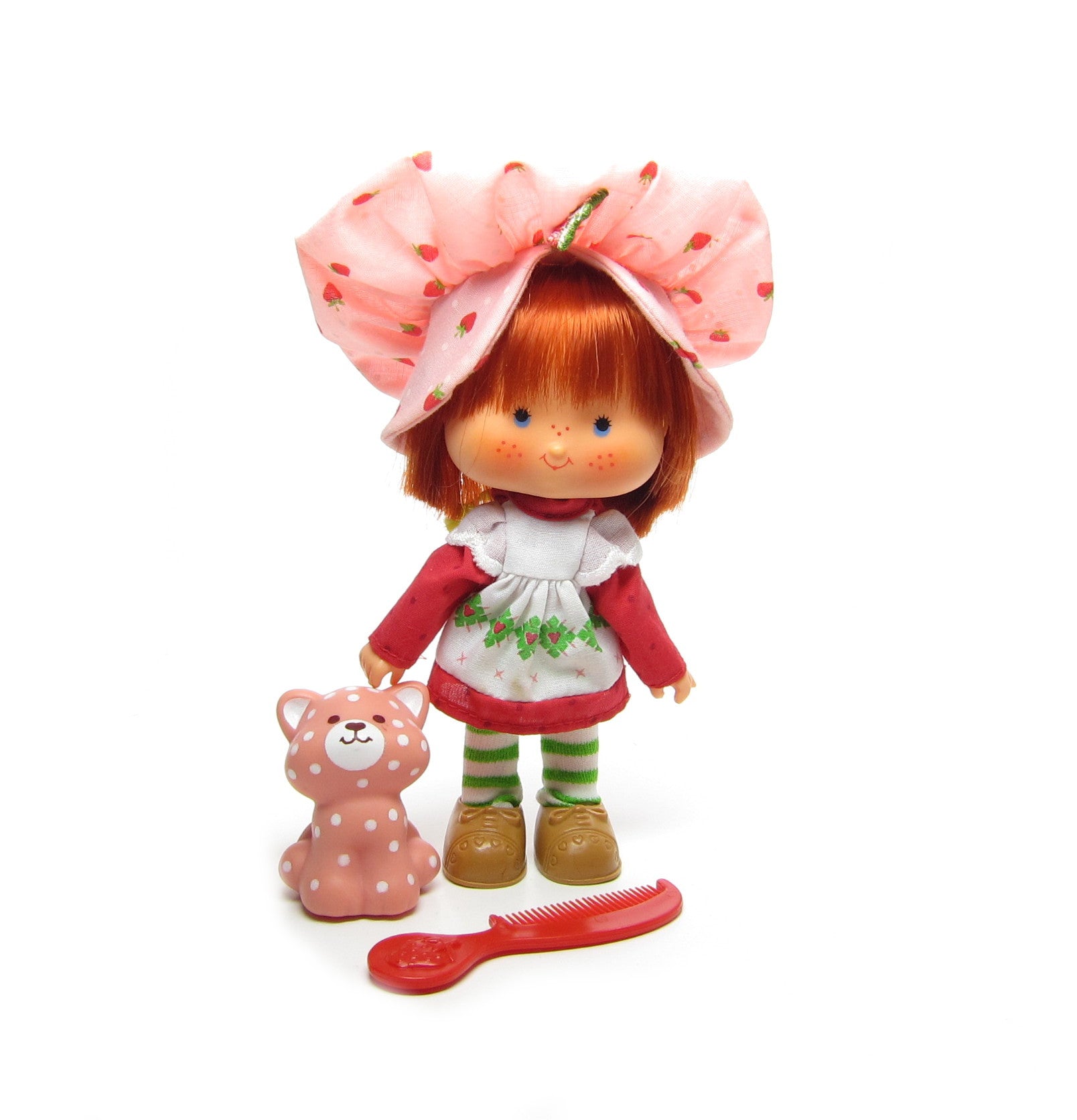 Strawberry Shortcake Dress for 5 1/2-Inch Vintage Doll, Classic Origin Strawberry Shortcake Dress for 5 1/2-Inch Vintage Doll, Classic Origin
