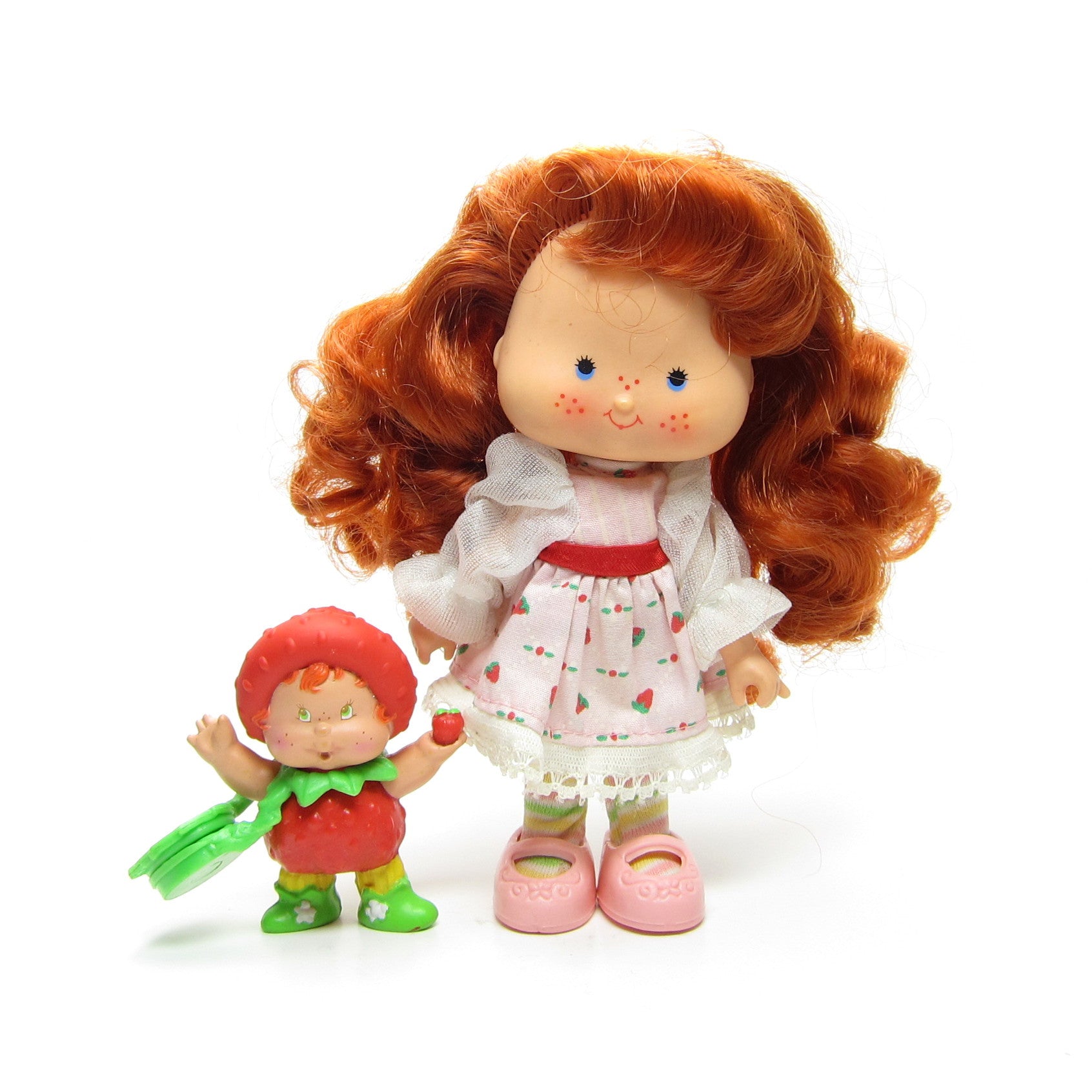 Strawberry Shortcake Berrykin doll with Strawberrykin Critter