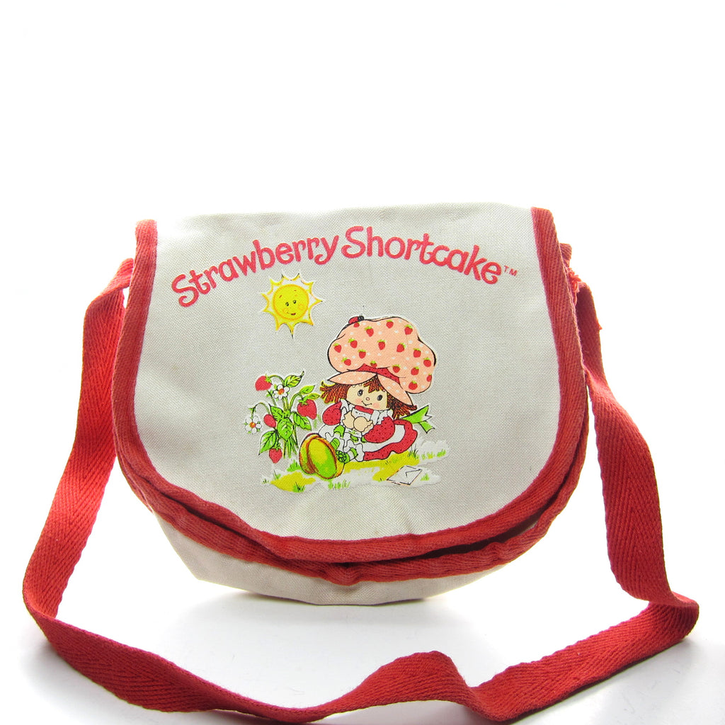 Strawberry Shortcake Purse Vintage Canvas Children's Carry-Alls Shoulder Bag