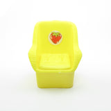 Yellow replacement doll chair for Strawberry Shortcake Garden House playset