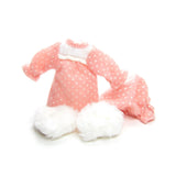 Strawberry Shortcake doll nightgown, nightcap, fuzzy slippers